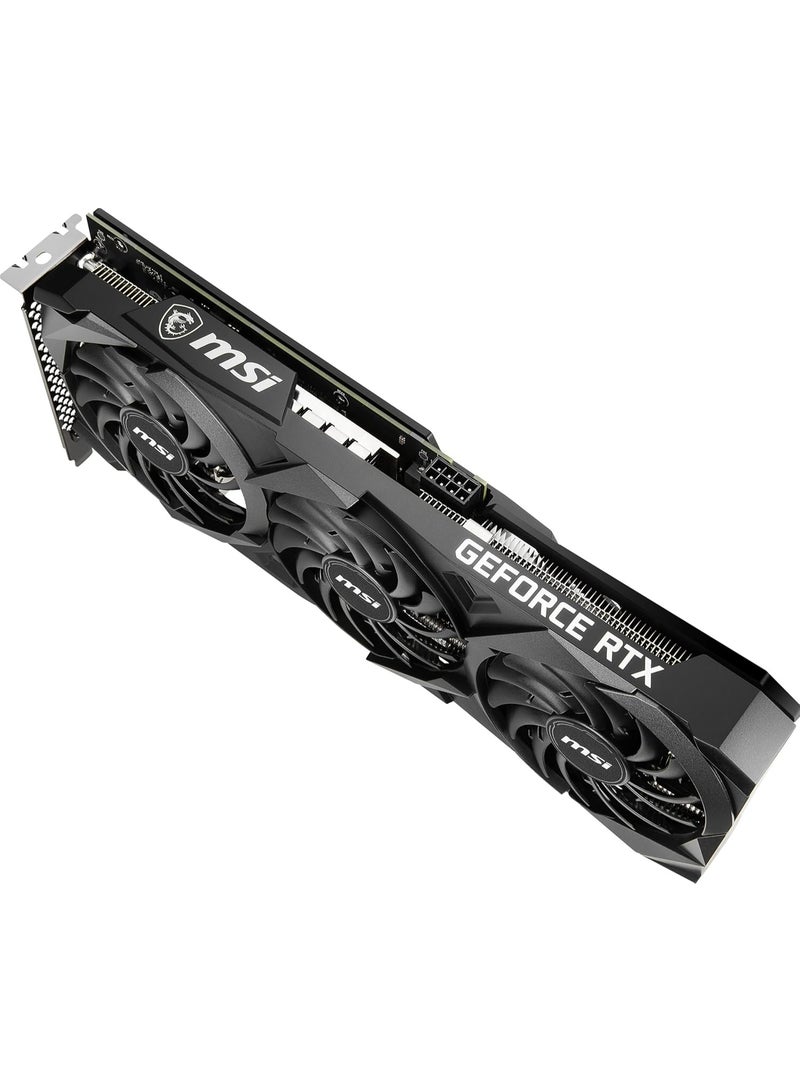 MSI Gaming GeForce RTX 3060 Ti LHR 8GB GDRR6 256-Bit HDMI/DP Torx Fan 3 Ampere Architecture Graphics Card (RTX 3060 Ti Ventus 3X 8G OC LHR) - Image 4